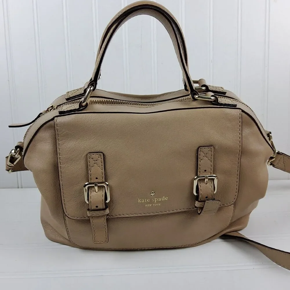 Kate Spade Cruiser Allen Street Raquelle Leather Satchel Shoulder Handbag Purse